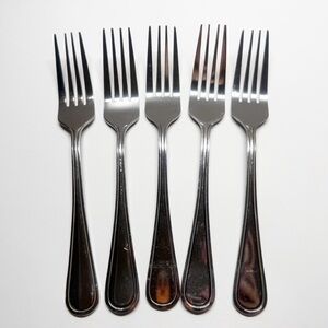 Royal Norfolk 18/0 Stainless Classic R5N1 Dinner Forks 5 Pc